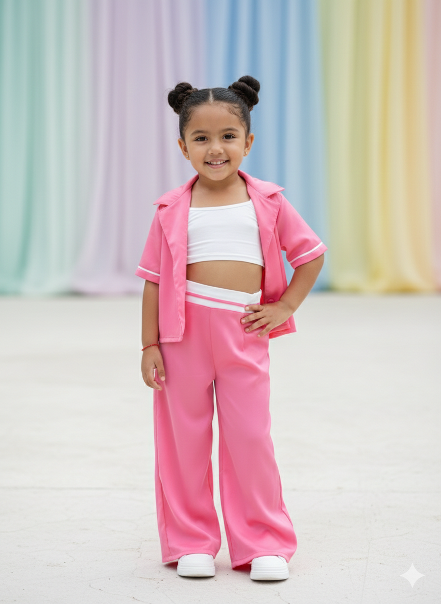 Conjunto de Pantalón Chic Niña Rosado