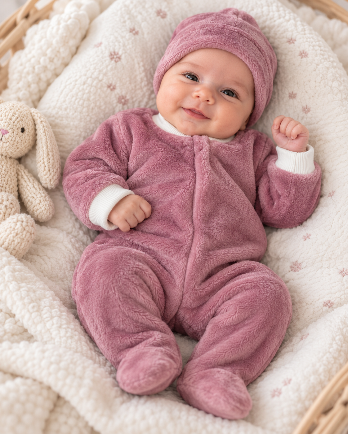 Pijama con Gorro talla 0M