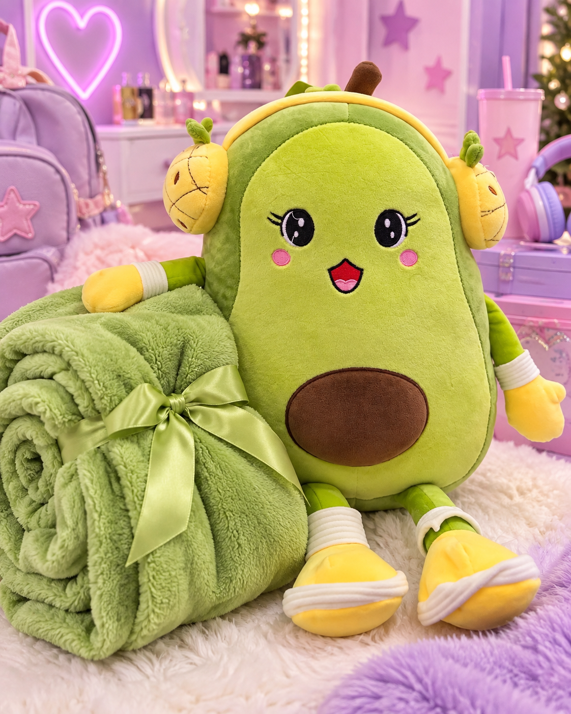 Peluche Aguacate+Cobija