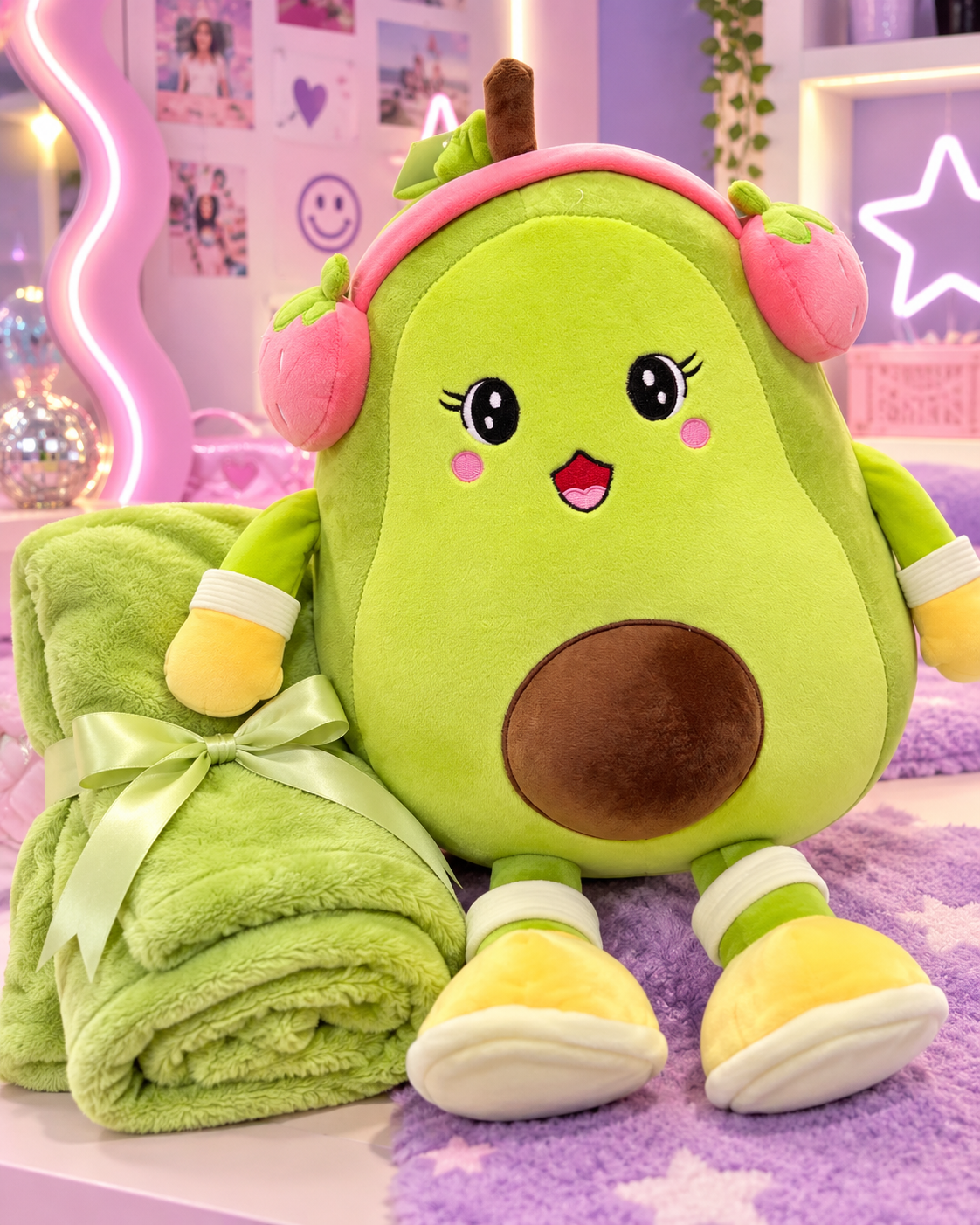Peluche Aguacate+ Cobija