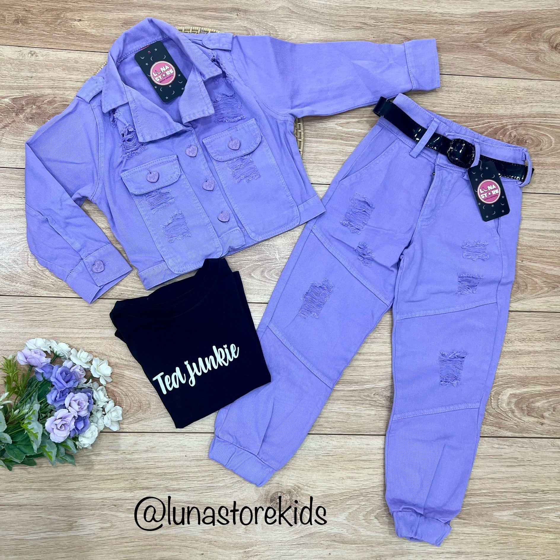 Set x3 Piezas Morado