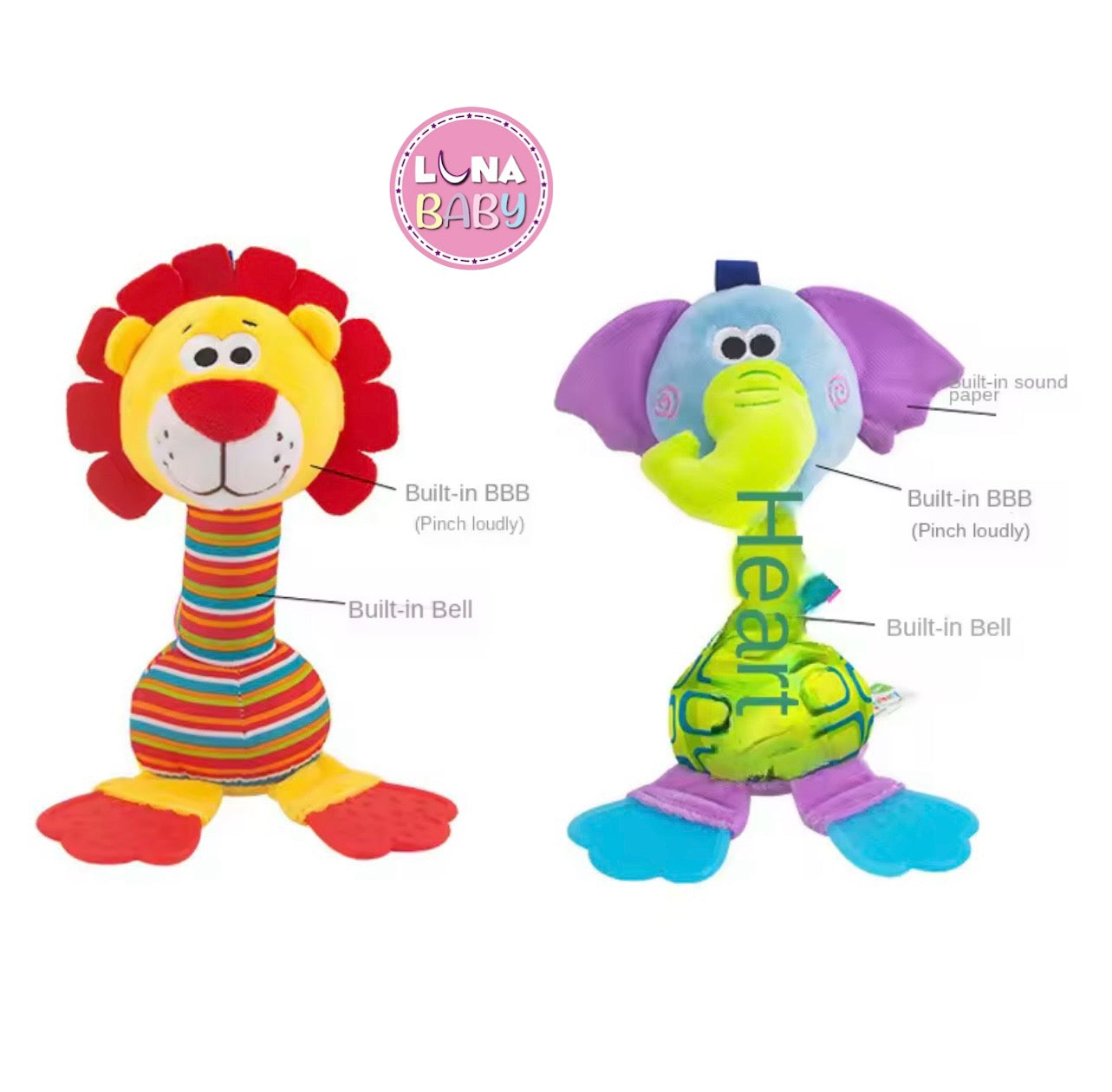 Peluche Sensorial Sonajero