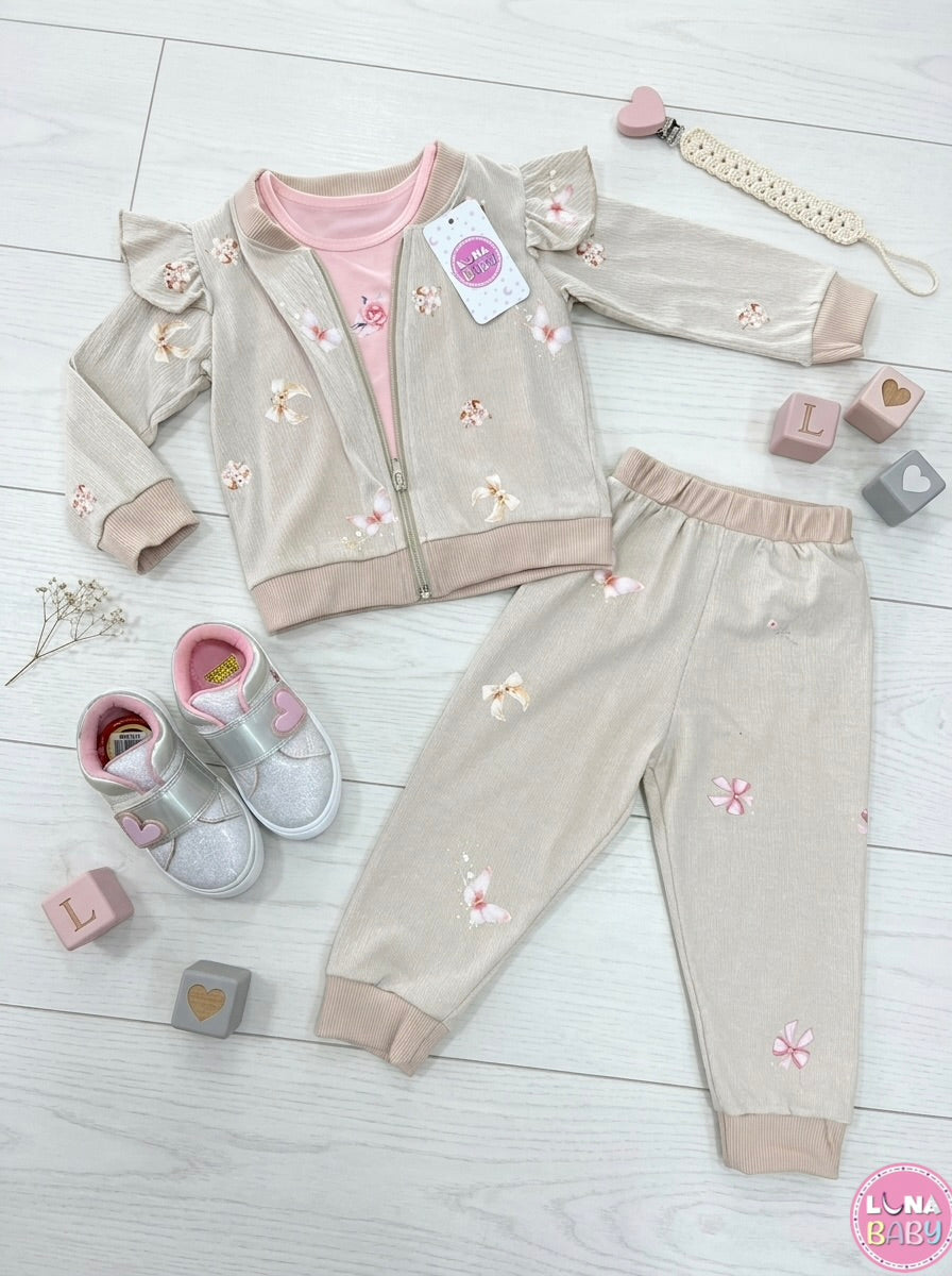 Set x3 Piezas Deportivo Talla 12/18M