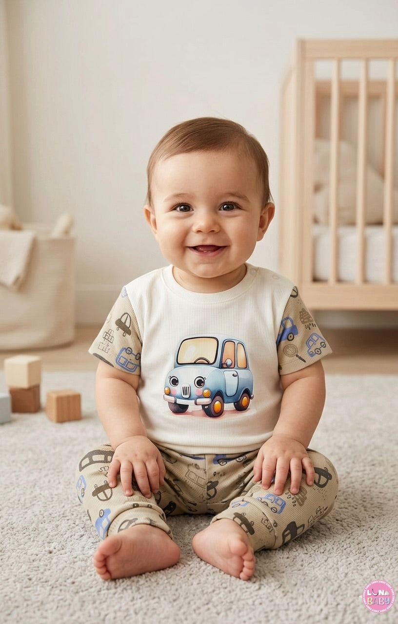 Pijama de Carritos