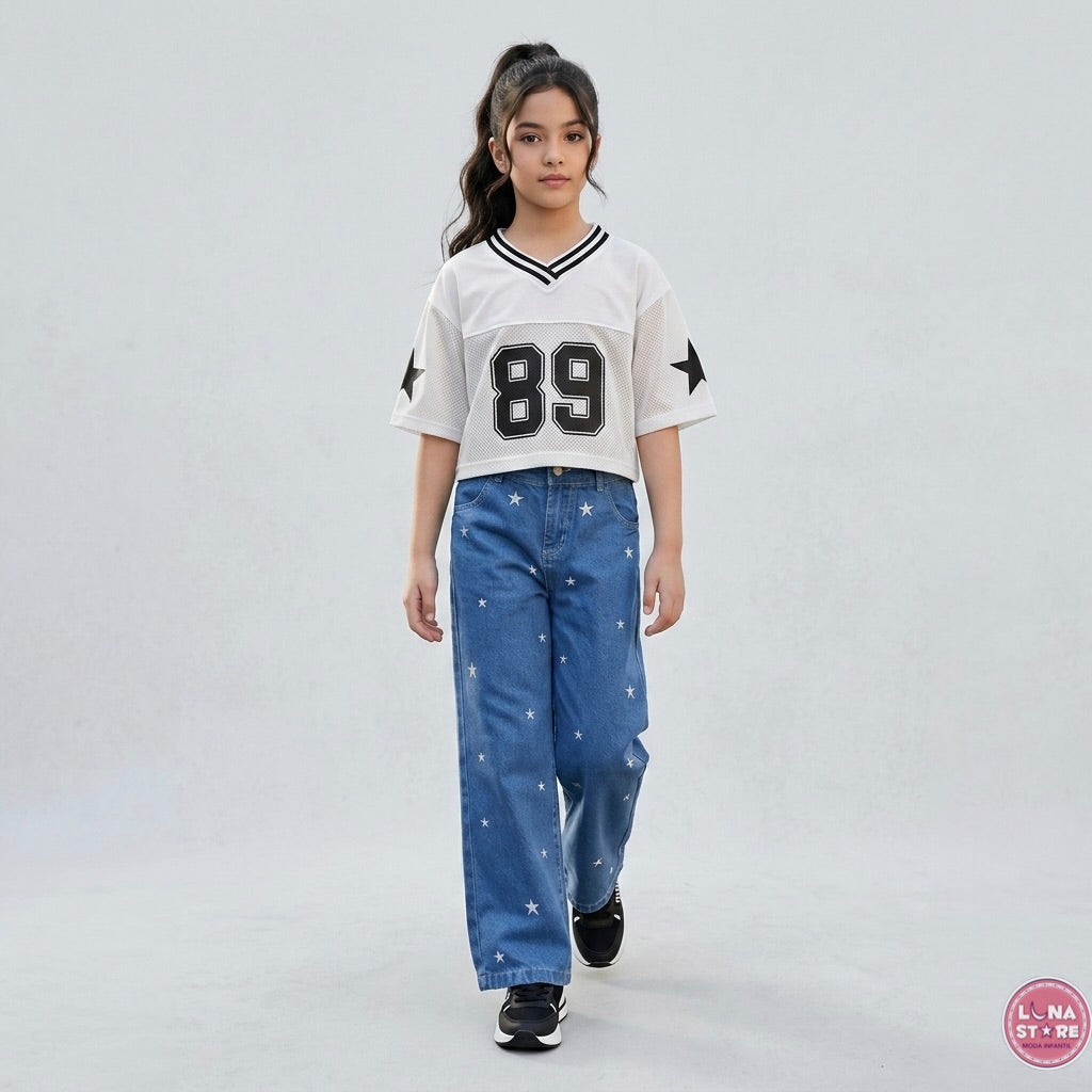 Conjunto de Jean con Beibolera