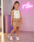 Body con Faldashort