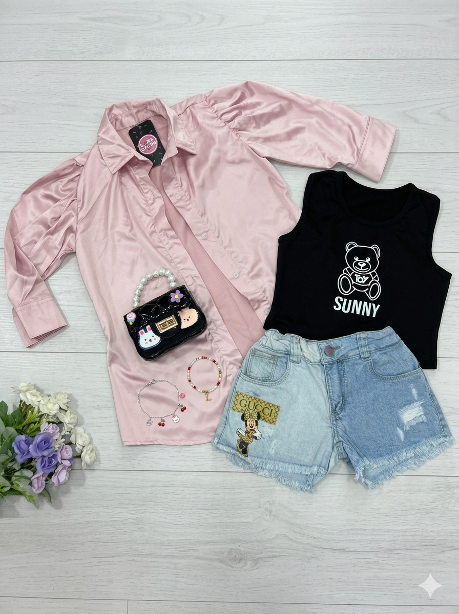 Set x3 piezas de Short