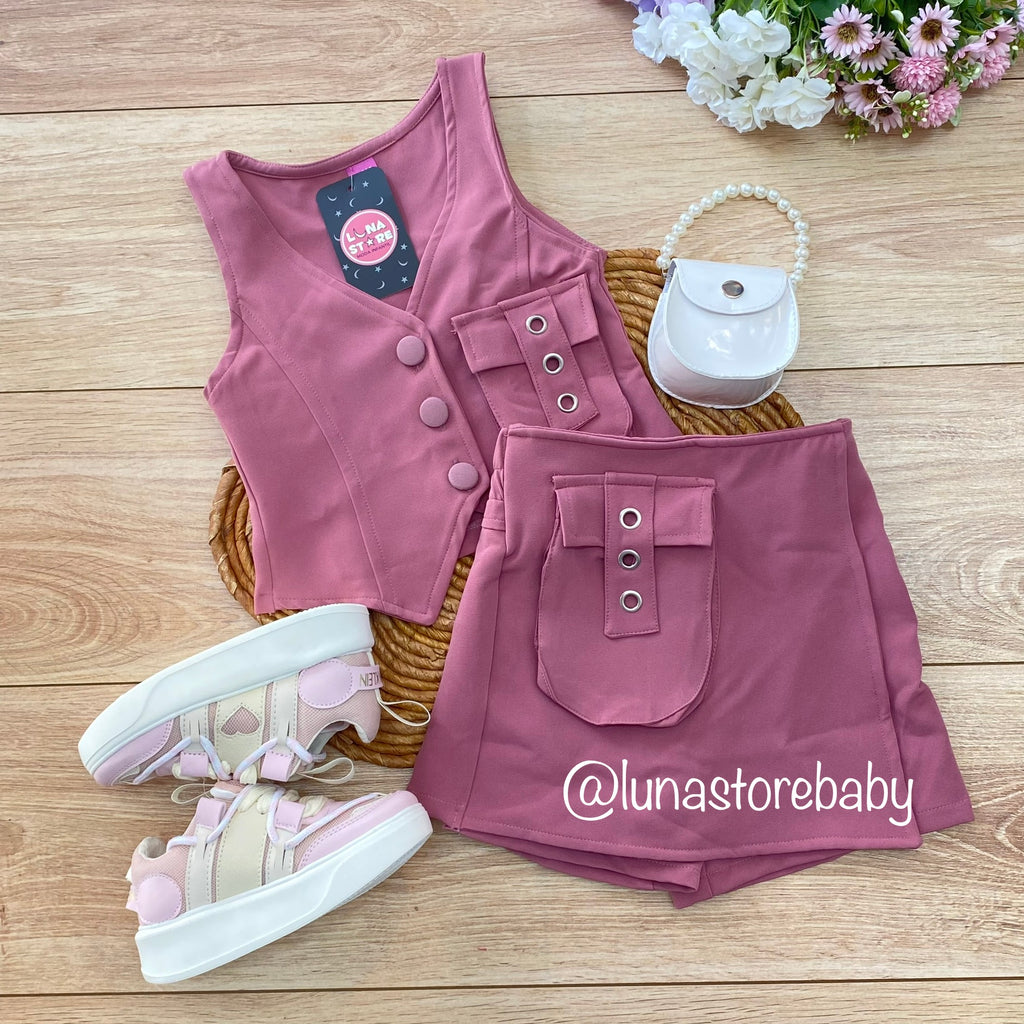 Conjunto de Faldashort