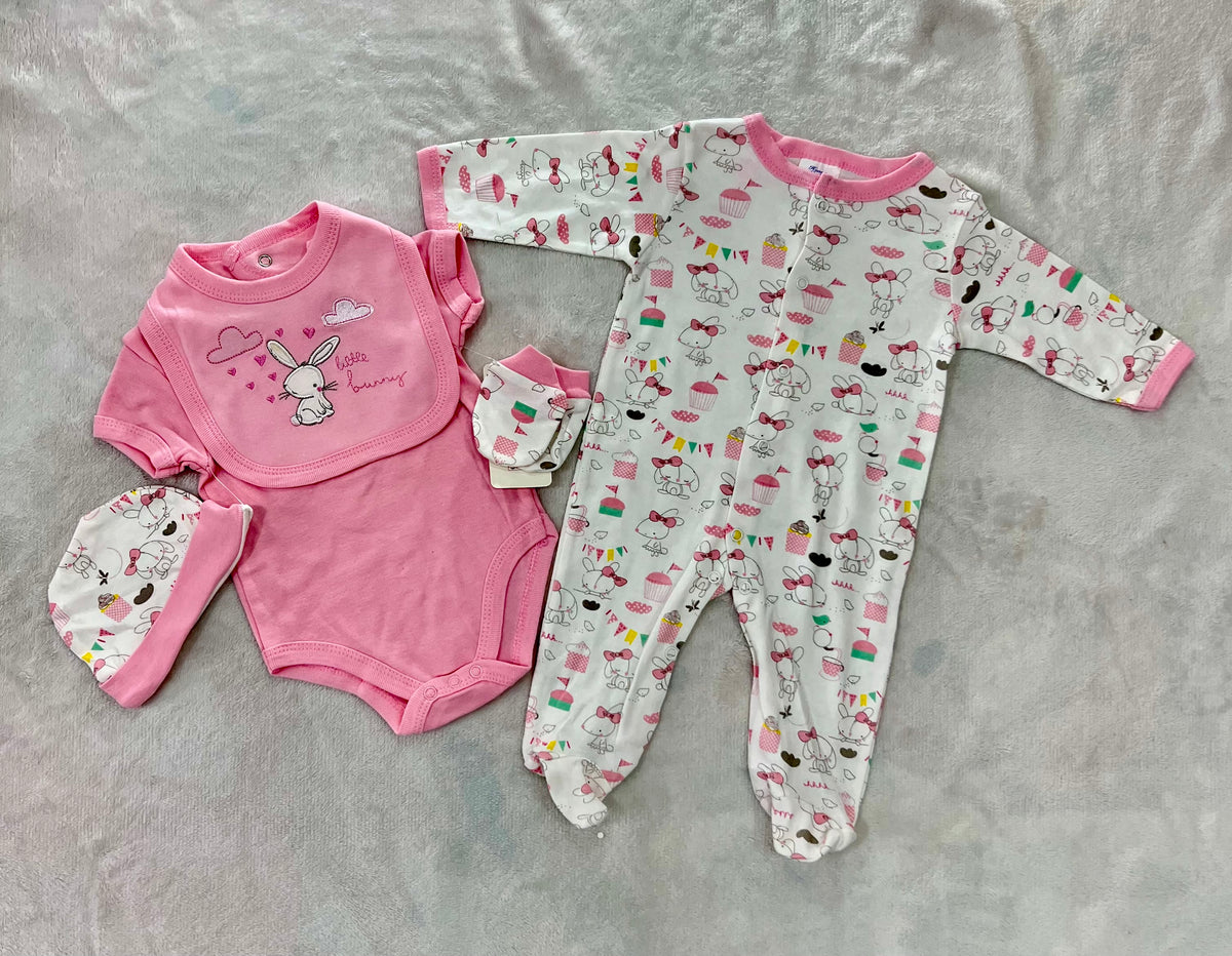 Set X5 piezas Talla 0/3M 3/6M 6/9M