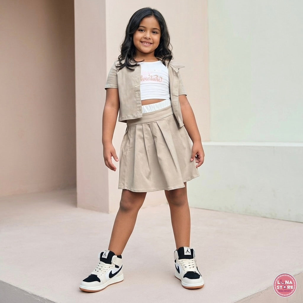 Set x3 piezas de Falda