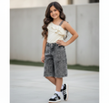 Conjunto de Bermuda Brillos con Body