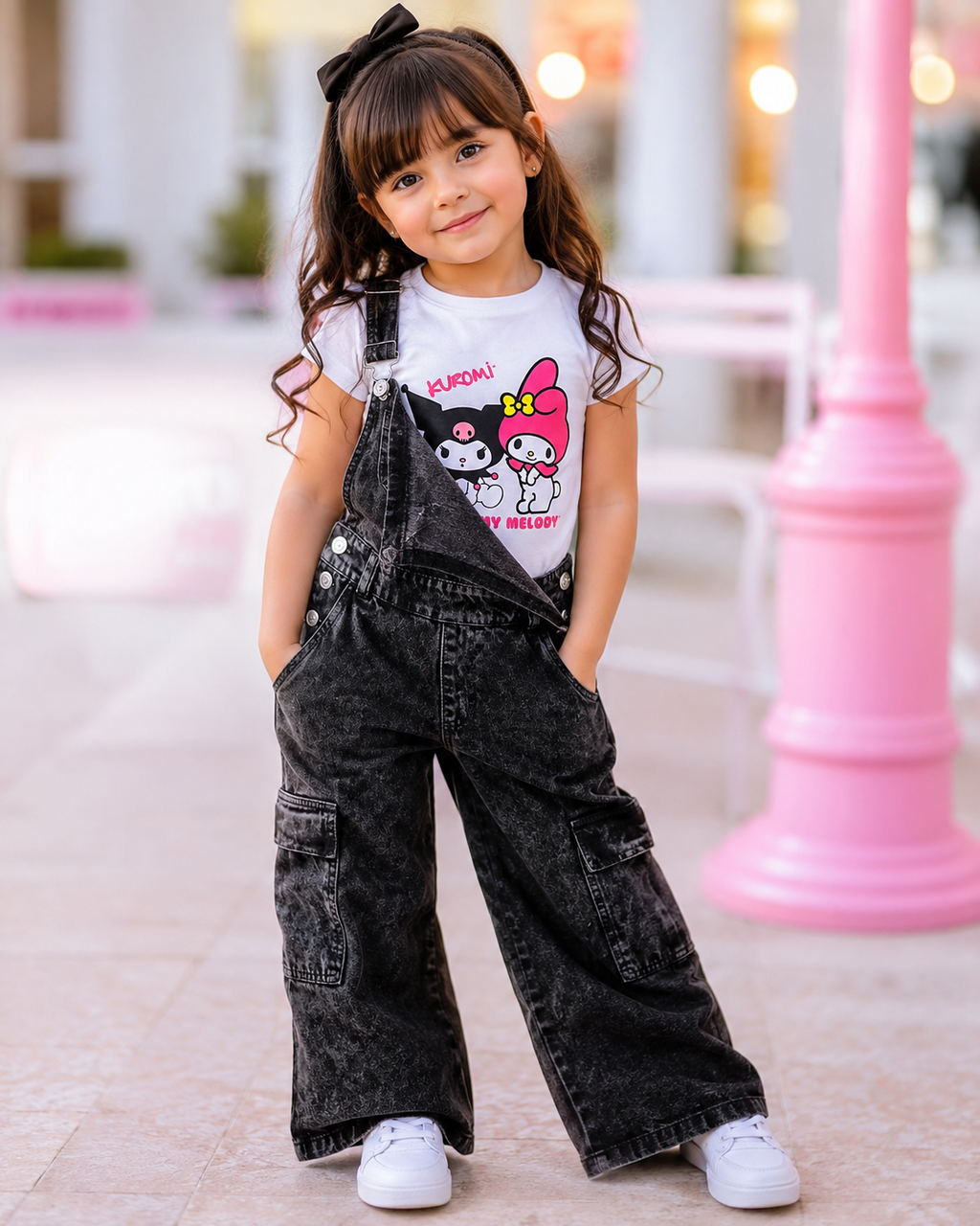 Conjunto Overol Kuromi