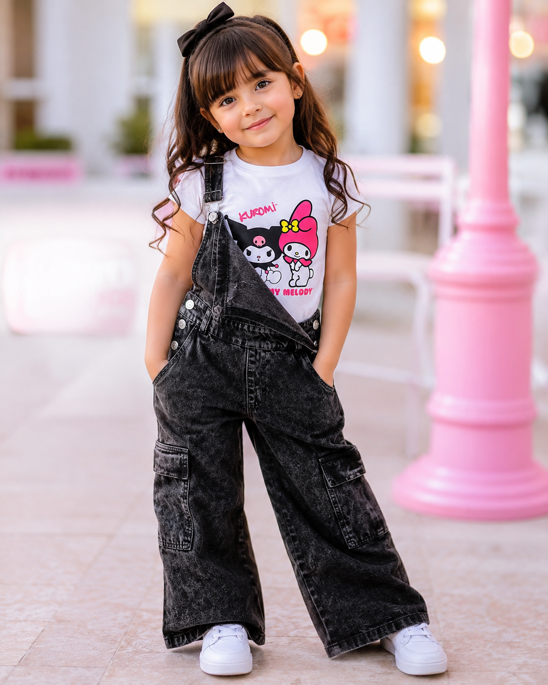 Conjunto Overol Kuromi