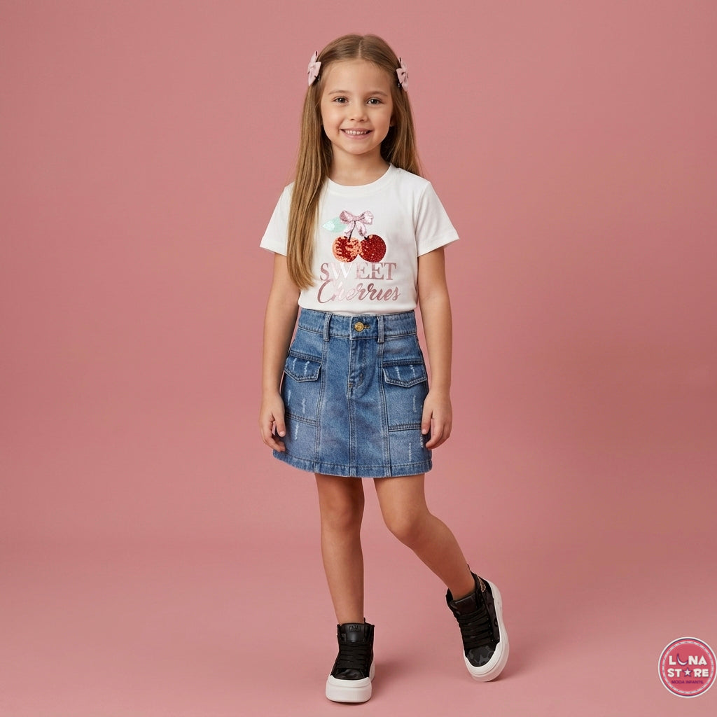 Conjunto de Falda de Jean