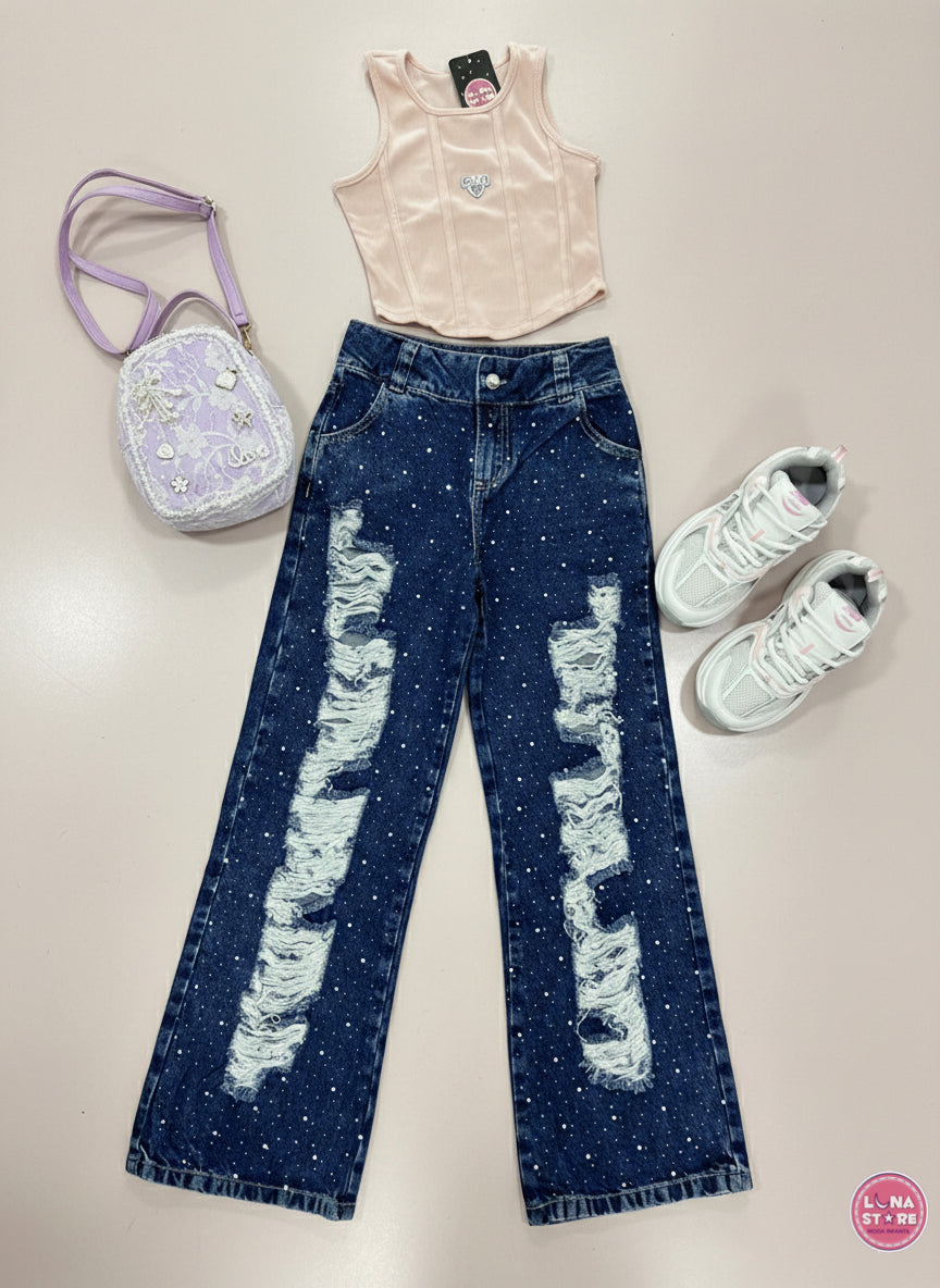 Conjunto de Jean Brillos