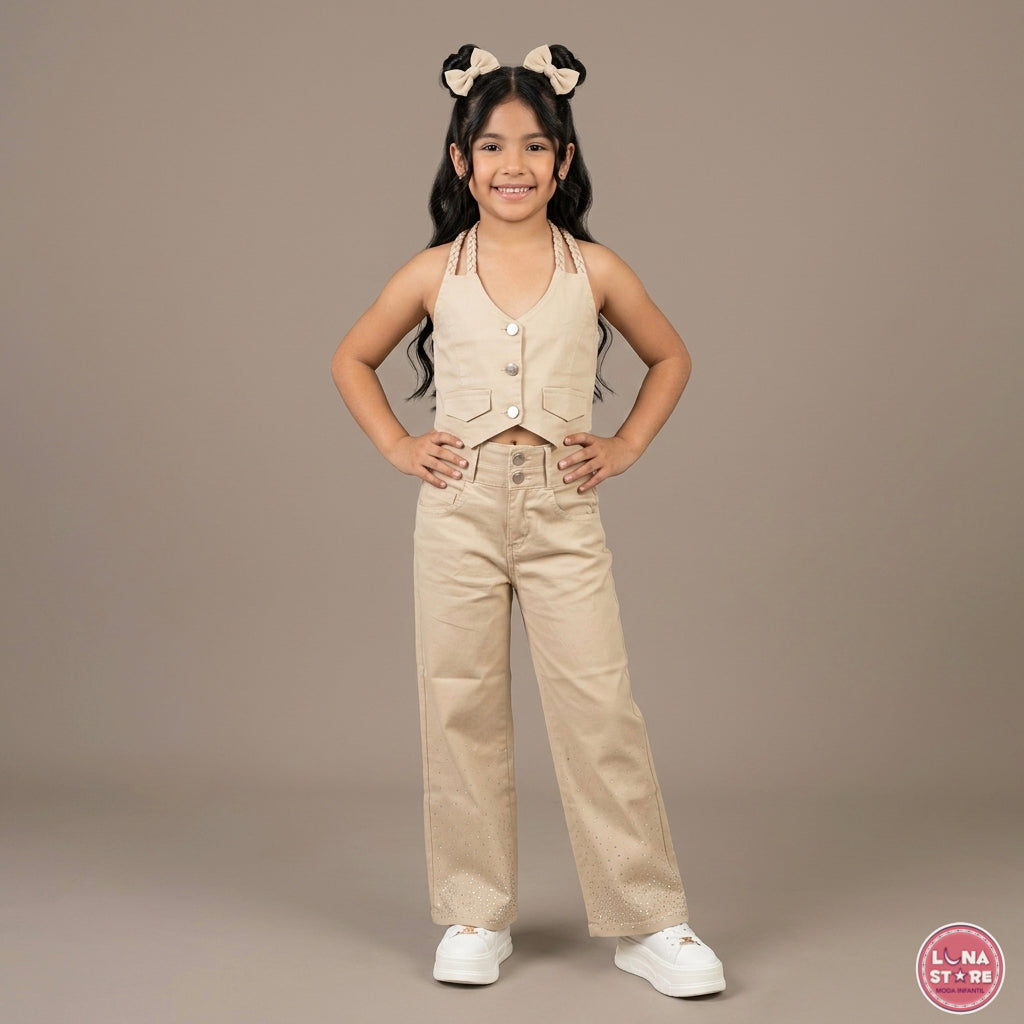 Conjunto de Pantalón Brillos