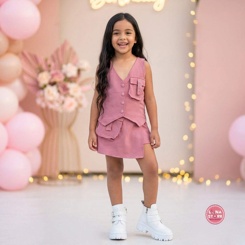 Conjunto de Faldashort