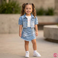 Set x3 piezas de Falda short