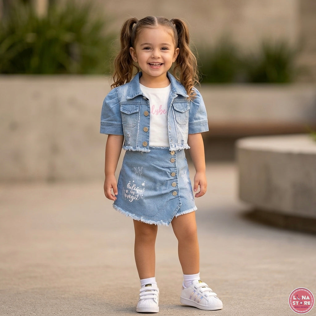 Set x3 piezas de Falda short