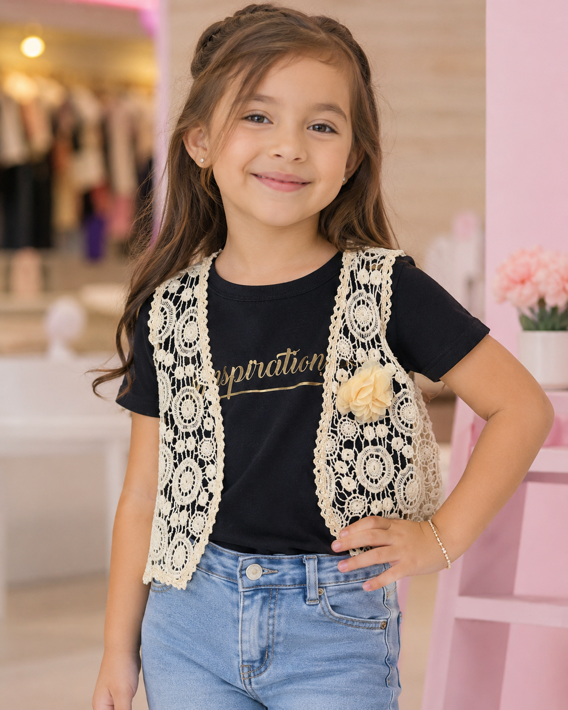 Blusa con Chaleco Talla 6/8