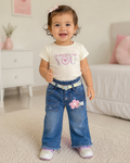 Conjunto de Jean Tallas 6/12M, 12/18M, 18/24M, 24/36M, 36/48M