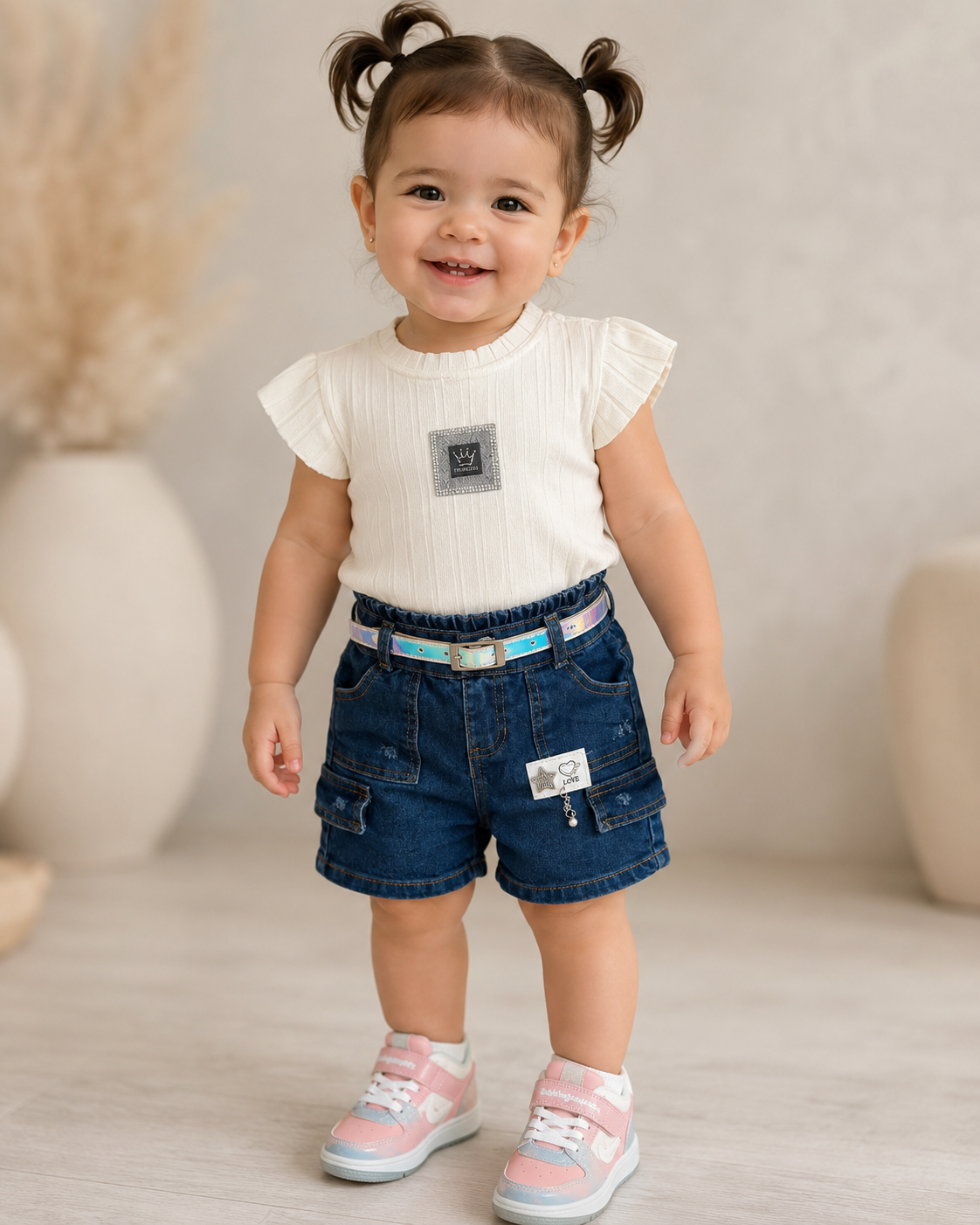 Conjunto de Bermuda Talla 24/36M