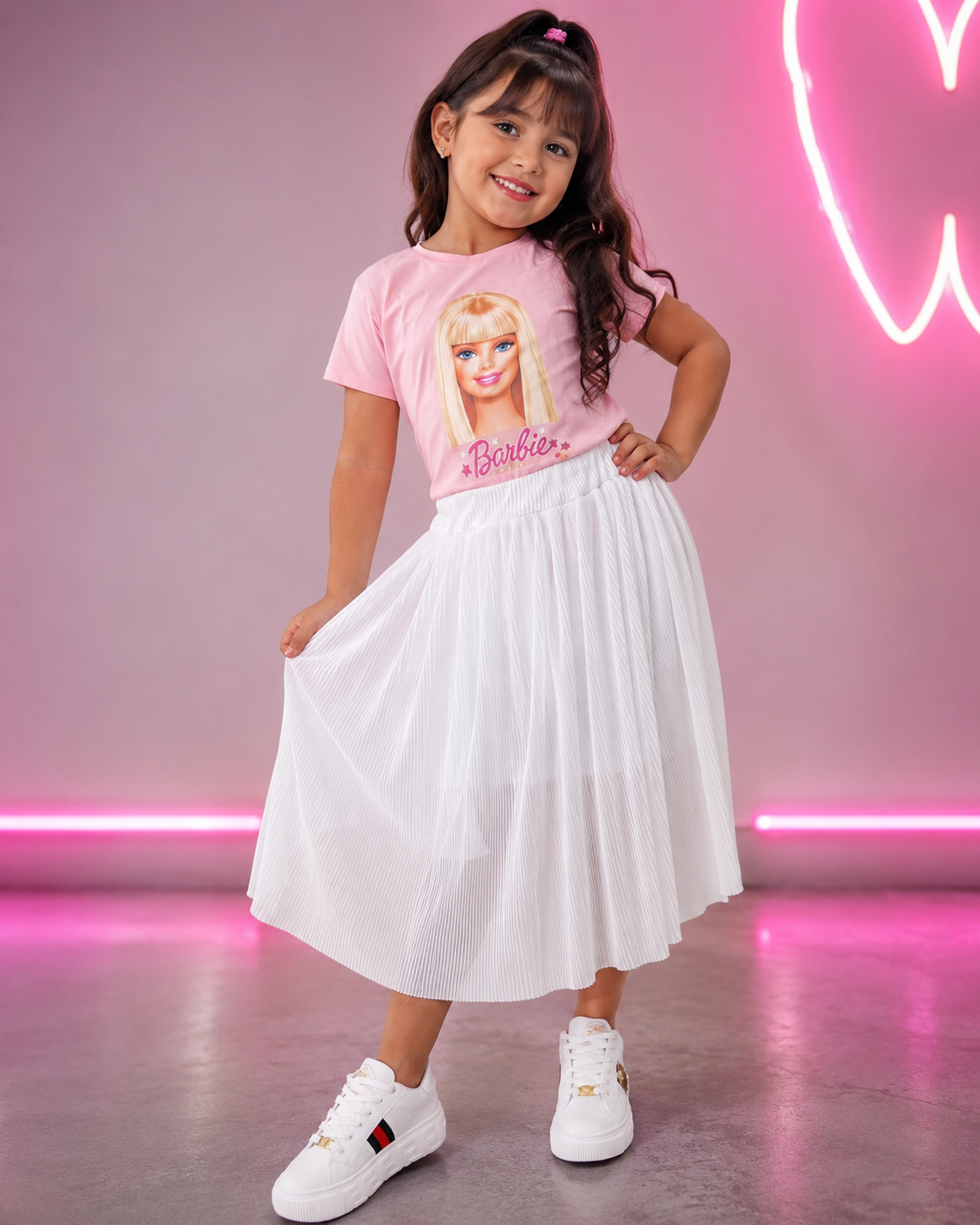 Conjunto de Falda Larga