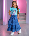 Conjunto de Falda Larga