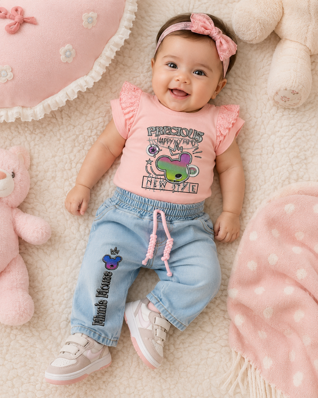 Conjunto de Jean talla 6/12M