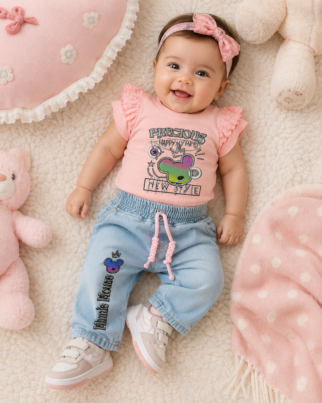 Conjunto de Jean talla 6/12M