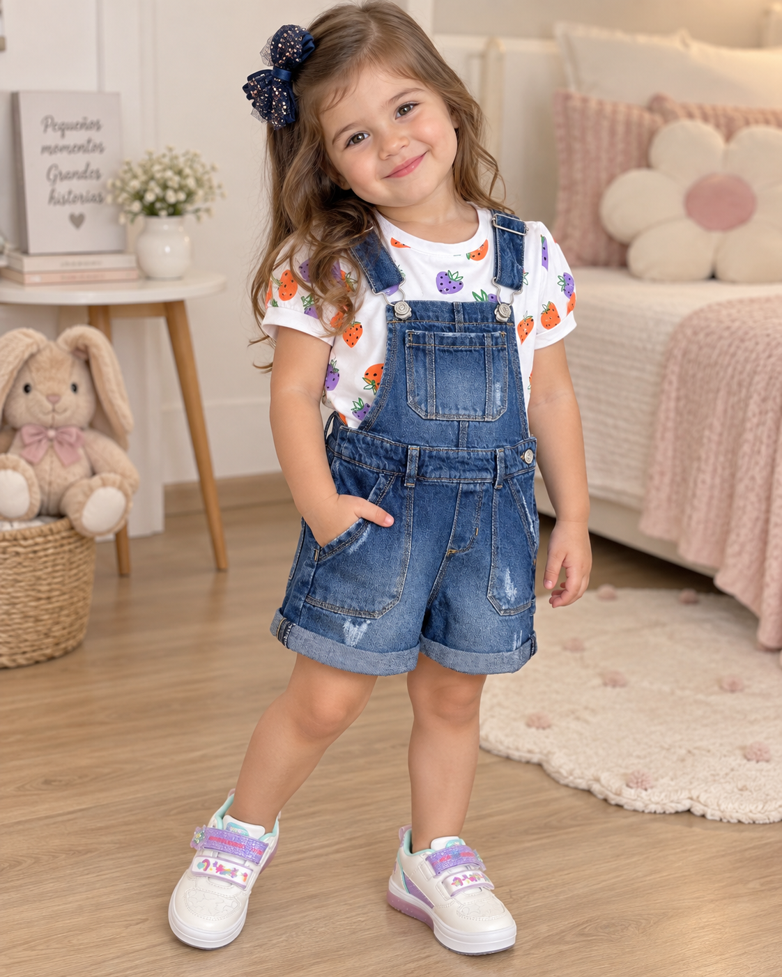 Conjunto Overol de Jean Talla 5T