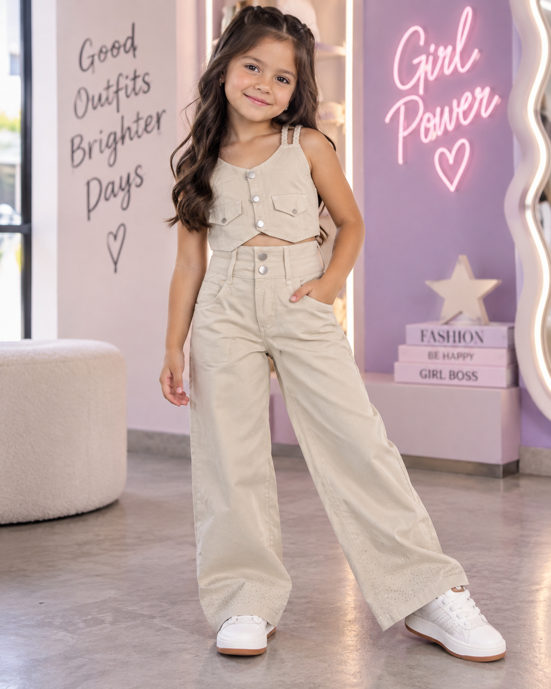 Conjunto de Pantalón con Brillos