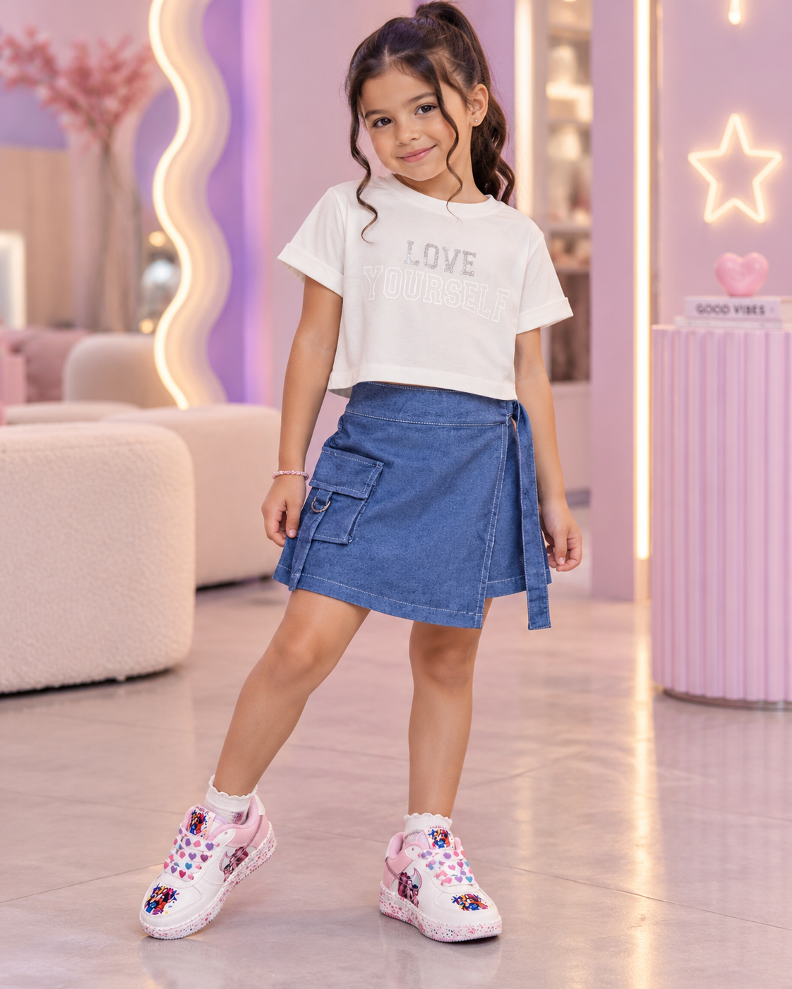 Conjunto de Faldashort